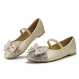 Girls Ballerina Flat Mary Jane Slip-on Dress Shoes -RTS