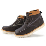 Kids Lace-Up Ankle Boots Boy Fashion Outdoor Workboots-RTS