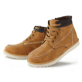 Kids Lace-Up Ankle Boots Boy Fashion Outdoor Workboots-RTS