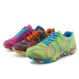 Kids Sports Shoes Boys Girls Lightweight Lace Up Trail Running Sneakers