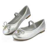 Girls Ballerina Flat Mary Jane Slip-on Dress Shoes -RTS