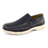 Mens Comfort Walking Slip-on Boat Shoes