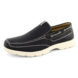 Mens Comfort Walking Slip-on Boat Shoes