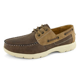 Mens Comfort Walking Lace-up Boat Shoes