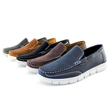 Mens Casual Comfort Walking Slip-on Boat Shoes