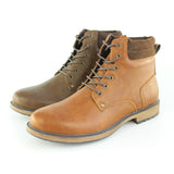 Mens Casual Lace-up Walking Ankle Boots