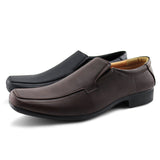 Mens Classic Slip-on Oxfords Walking Dress Shoes