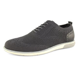 Mens Casual Oxfords Walking Lace-up Knit Shoes