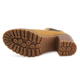 Women's Slip-on Platform Chunky Ankle Boots