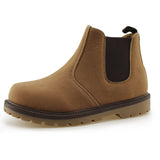 Kids Slip-On Ankle Boots Boy Girl Outdoor Workboots(Toddlers/Kids/Youth)