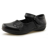 Girls Basic Uniform School Shoes Kids Mary Jane Flats