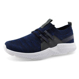 Men Knit Lace-up Walking Sport Shoe
