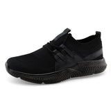 Men Knit Lace-up Walking Sport Shoe