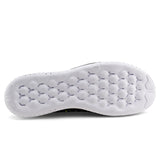 Men Knit Lace-up Walking Sport Shoe