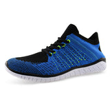 Men Knit Lace-up Walking Sport Shoe