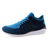 Men Knit Lace-up Walking Sport Shoe