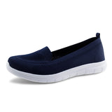 Womens Breathable Knit Loafers