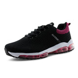 Women's Air Cushion Breathable Knit Walking Running Sneakers