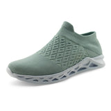 Women Walking Athletic Shoes Breathable Casual Running Knit Slip on Sneakers