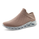 Women Walking Athletic Shoes Breathable Casual Running Knit Slip on Sneakers