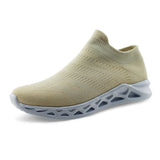 Women Walking Athletic Shoes Breathable Casual Running Knit Slip on Sneakers