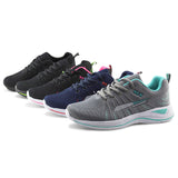 Women's Breathable Knit Walking Running Sneakers