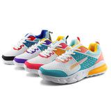 Women's Air Cushion Breathable Knit Walking Running Sneakers
