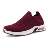 Women Knit Breathable Air Cushion Sneakers