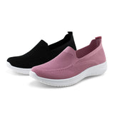 Womens Breathable Knit Loafers