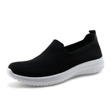 Womens Breathable Knit Loafers