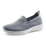 Womens Breathable Knit Loafers