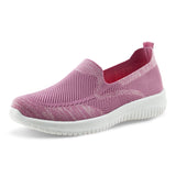 Womens Breathable Knit Loafers