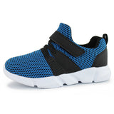 Kid Walking Athletic Shoes Breathable Casual Running Knit Slip On Sneakers
