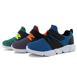 Kid Walking Athletic Shoes Breathable Casual Running Knit Slip On Sneakers