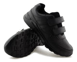 Kids Running Sneakers White Black Strap School Uniform Shoes-RTS