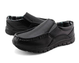 Boys' Lightweight Slip-On Back to School Uniform Dress Shoes-RTS