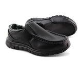 Boys' Lightweight Slip-On Back to School Uniform Dress Shoes-RTS