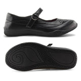 Girl's Flat Back to School Uniform Dress Shoes-RTS
