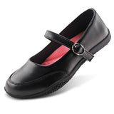 Girl's Flat Back to School Uniform Dress Shoes-RTS