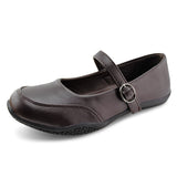 Girl's Flat Back to School Uniform Dress Shoes-RTS