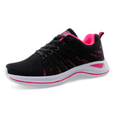 Women's Breathable Knit Walking Running Sneakers