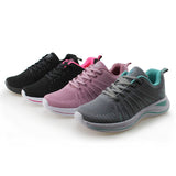Women's Breathable Knit Walking Running Sneakers
